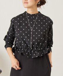 LIVETART | ラフドットプリントブラウス(シャツ/ブラウス)