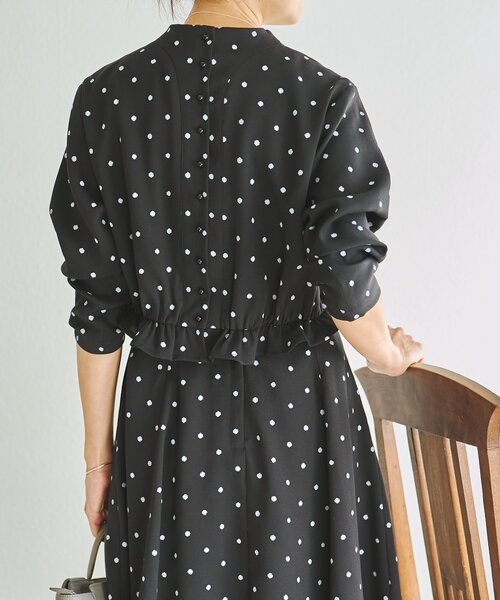 LIVETART（リヴェタート）の「《LIVETART》ラフドットプリントブラウス（シャツ/ブラウス・レディース・ブラック・FREE）」の16枚目の写真
