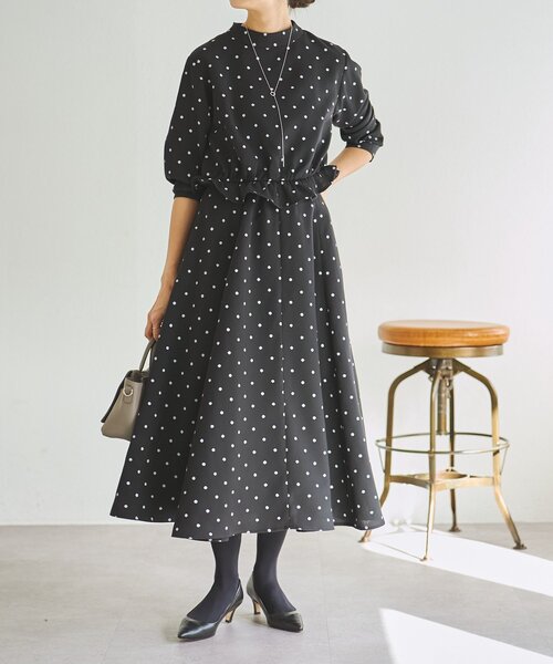 LIVETART（リヴェタート）の「《LIVETART》ラフドットプリントブラウス（シャツ/ブラウス・レディース・ブラック・FREE）」の19枚目の写真