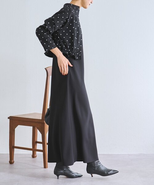 LIVETART（リヴェタート）の「《LIVETART》ラフドットプリントブラウス（シャツ/ブラウス・レディース・ブラック・FREE）」の14枚目の写真