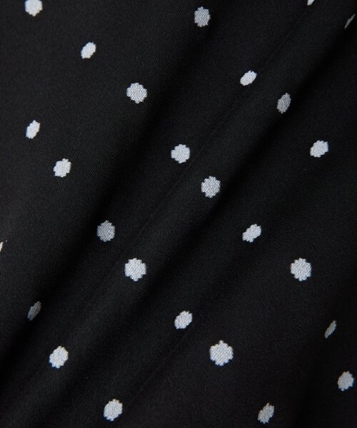 LIVETART（リヴェタート）の「《LIVETART》ラフドットプリントブラウス（シャツ/ブラウス・レディース・ブラック・FREE）」の2枚目の写真
