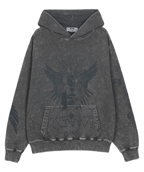 FDR(エフディーアール)の「Marble Sulfur Washed San Chris Hoodie Gray(パーカー・メンズ・その他・M/S)」の10枚目の写真