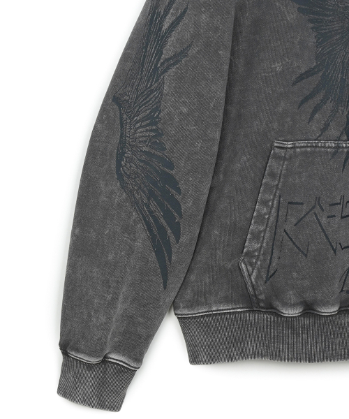 FDR(エフディーアール)の「Marble Sulfur Washed San Chris Hoodie Gray(パーカー・メンズ・その他・M/S)」の5枚目の写真