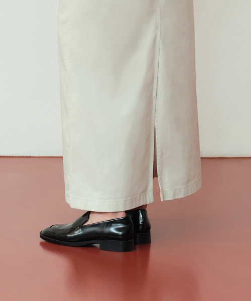 MUSINSA STANDARD WOMAN（ムシンサスタンダードウーマン）の「ウィメンズ CP マキシスカート [ダスティクリーム]（スカート・レディース・その他・LARGE/MEDIUM/SMALL/X-SMALL）」の5枚目の写真