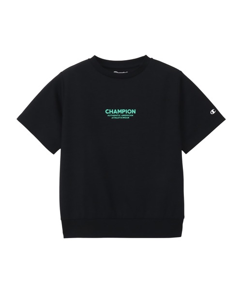 Champion(チャンピオン)の「【Champion/チャンピオン】レディース ショートスリーブTシャツ(Tシャツ/カットソー・レディース・グレイッシュブルー/ホワイト/ブラック/グレー・LARGE/MEDIUM)」の3枚目の写真