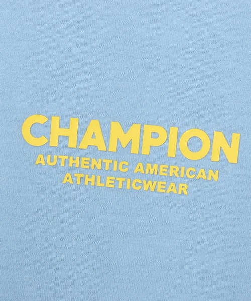 Champion(チャンピオン)の「【Champion/チャンピオン】レディース ショートスリーブTシャツ(Tシャツ/カットソー・レディース・グレイッシュブルー/ホワイト/ブラック/グレー・LARGE/MEDIUM)」の21枚目の写真
