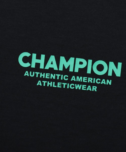 Champion(チャンピオン)の「【Champion/チャンピオン】レディース ショートスリーブTシャツ(Tシャツ/カットソー・レディース・グレイッシュブルー/ホワイト/ブラック/グレー・LARGE/MEDIUM)」の19枚目の写真