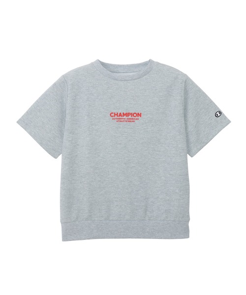Champion(チャンピオン)の「【Champion/チャンピオン】レディース ショートスリーブTシャツ(Tシャツ/カットソー・レディース・グレイッシュブルー/ホワイト/ブラック/グレー・LARGE/MEDIUM)」の11枚目の写真