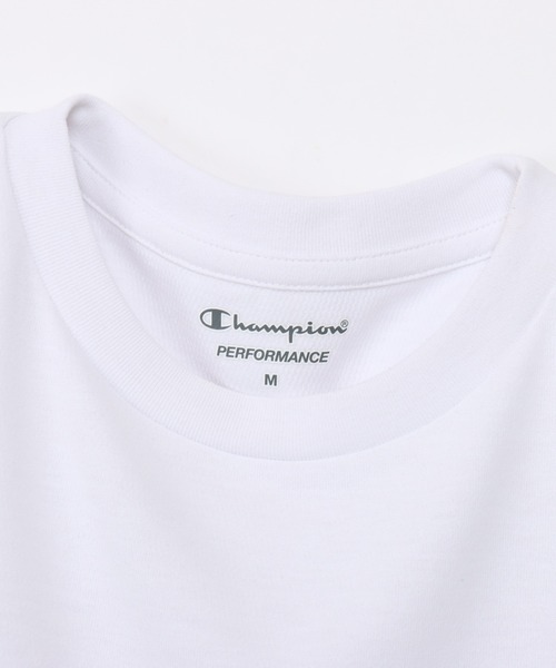 Champion(チャンピオン)の「【Champion/チャンピオン】レディース ショートスリーブTシャツ(Tシャツ/カットソー・レディース・グレイッシュブルー/ホワイト/ブラック/グレー・LARGE/MEDIUM)」の17枚目の写真