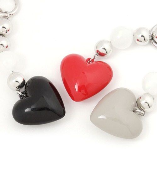 niko and...（ニコアンド）の「ハートボールチャーム（チャーム・レディース・ブラック/グレー/レッド・0）」の5枚目の写真