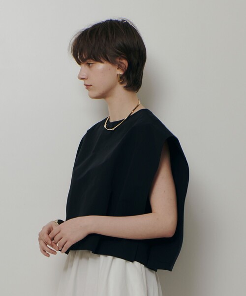 allureville（アルアバイル）の「バックパールブラウス（シャツ/ブラウス・レディース・アイボリー/ブラック・2）」の15枚目の写真