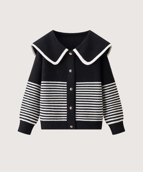 Sweet Piping Collar Cardigan（カーディガン/ボレロ）｜LA POMME