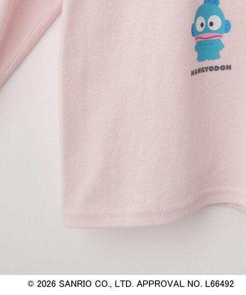 sanrio（サンリオ）の「【サンリオキャラクターズ】オールスターフロントプリントロンＴ（Tシャツ/カットソー・キッズ・ホワイト・12/11/10）」の6枚目の写真