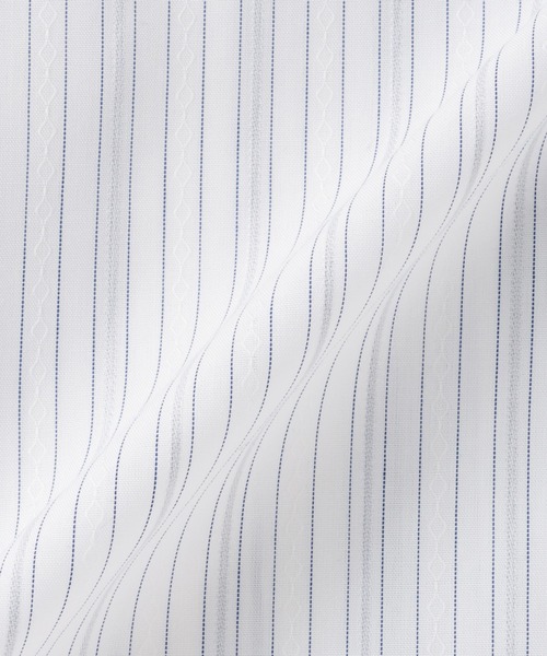 TOKYO SHIRTS(トウキョウシャツ)の「【超形態安定】 形態安定ノーアイロン レギュラー 長袖ビジネスワイシャツ(ビジネスシャツ・レディース・ブルー・S/M/LL/XL/L)」の2枚目の写真