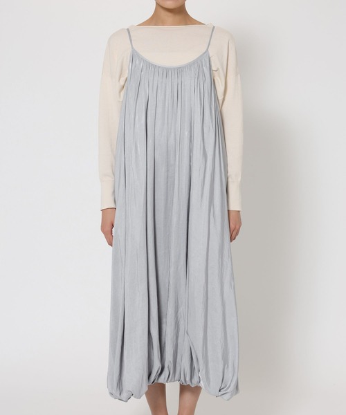 BABYLONE（バビロン）の「バルーンキャミワンピ（ワンピース・レディース・サックスブルー/ベージュ・フリー）」の13枚目の写真