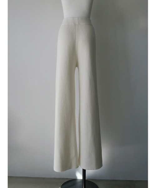 celon(セロン)の「brushed seed stitch knit pants(その他パンツ・レディース・ブラック/アイボリー・FREE)」の14枚目の写真