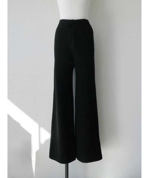 celon(セロン)の「brushed seed stitch knit pants(その他パンツ・レディース・ブラック/アイボリー・FREE)」の8枚目の写真