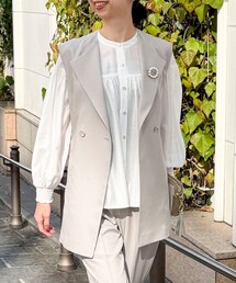 MICO COULIER | 《セットアップ対応》ライトモククロスベスト(ダウンジャケット/コート)