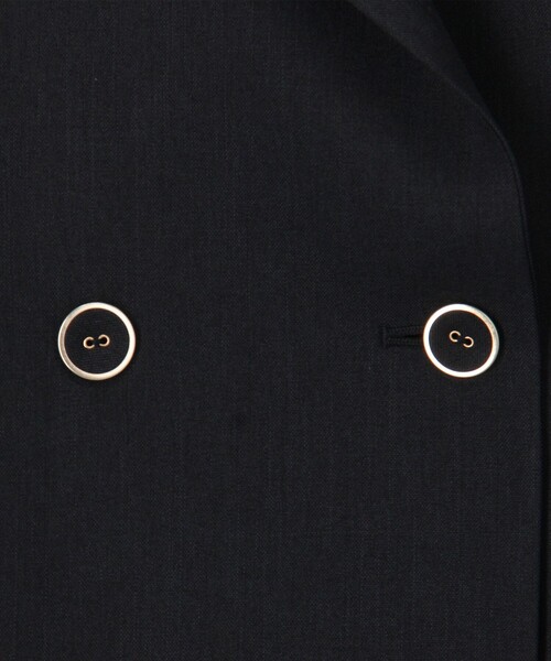 MICO COULIER（ミコクリエ）の「《セットアップ対応》ライトモククロスベスト（ダウンジャケット/コート・レディース・ネイビー/グレイッシュベージュ・38）」の15枚目の写真