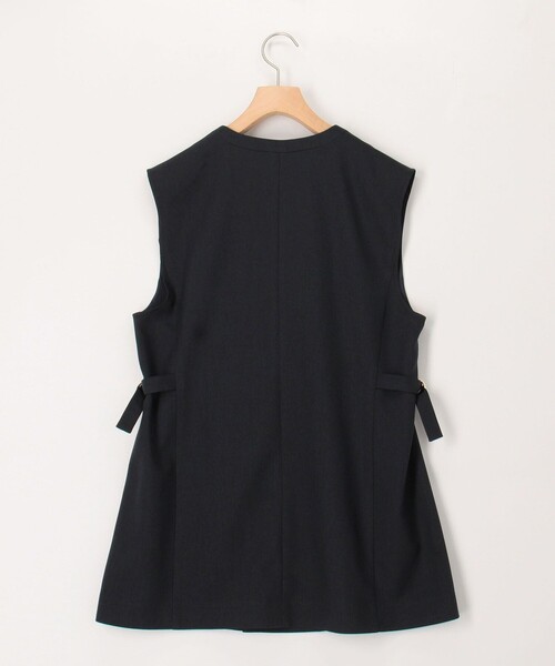 MICO COULIER（ミコクリエ）の「《セットアップ対応》ライトモククロスベスト（ダウンジャケット/コート・レディース・ネイビー/グレイッシュベージュ・38）」の16枚目の写真