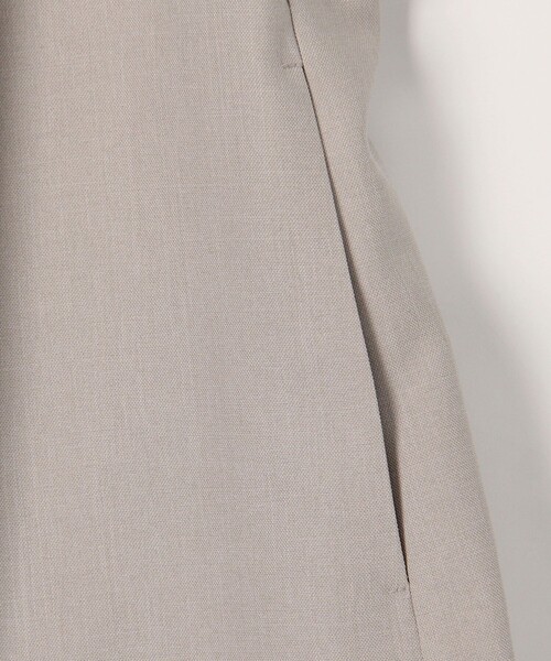 MICO COULIER（ミコクリエ）の「《セットアップ対応》ライトモククロスベスト（ダウンジャケット/コート・レディース・ネイビー/グレイッシュベージュ・38）」の21枚目の写真