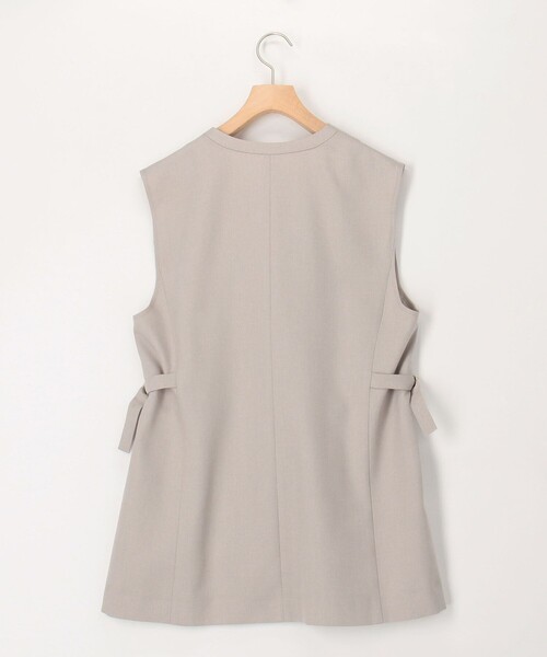 MICO COULIER（ミコクリエ）の「《セットアップ対応》ライトモククロスベスト（ダウンジャケット/コート・レディース・ネイビー/グレイッシュベージュ・38）」の16枚目の写真