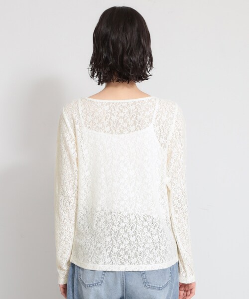 THE SHOP TK （ザ ショップ ティーケー ）の「【セレモニーにもカジュアルにも】レースプルオーバー（Tシャツ/カットソー・レディース・アイボリー・12/13）」の8枚目の写真