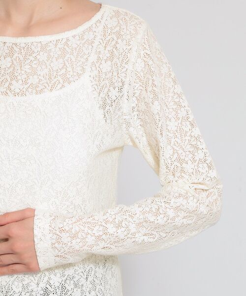 THE SHOP TK （ザ ショップ ティーケー ）の「【セレモニーにもカジュアルにも】レースプルオーバー（Tシャツ/カットソー・レディース・アイボリー・12/13）」の10枚目の写真