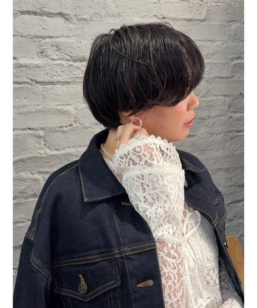 Te chichi(テチチ)の「デニムジャケット《2026 spring catalog item》(ノーカラージャケット・レディース・ネイビー/ブルー・F)」の6枚目の写真