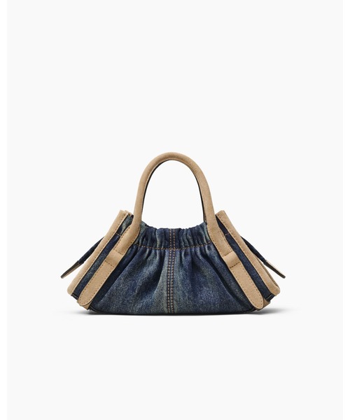 MARC JACOBS(マークジェイコブス)の「DENIM SUEDE CRISTINA SMALL SATCHEL/ザ デニム スエード クリスティーナ スモール サッチェル(ショルダーバッグ・レディース・ブルー系その他・ONE SIZE)」の3枚目の写真