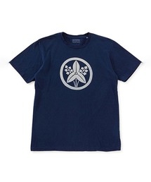 オモダカバッセン インディゴTシャツ
