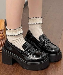 maison de LATIR（メゾンドラティール）の「足元を今っぽく歩きやすい厚底大人スニーカーローファー（ローファー）」