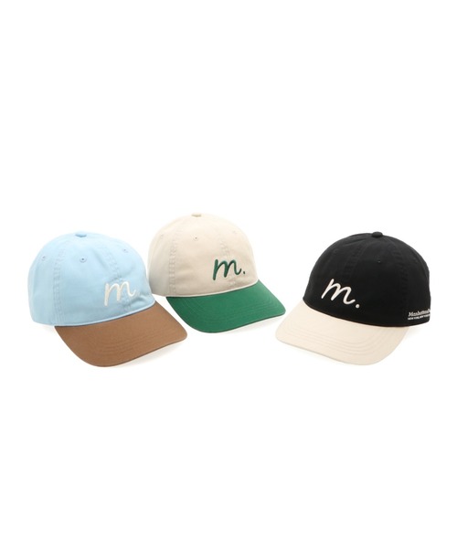 Manhattan Portage（マンハッタンポーテージ）の「2Tone Twill Washed Cap（キャップ・メンズ・ブラック/ブルー/ベージュ・FREE）」の5枚目の写真