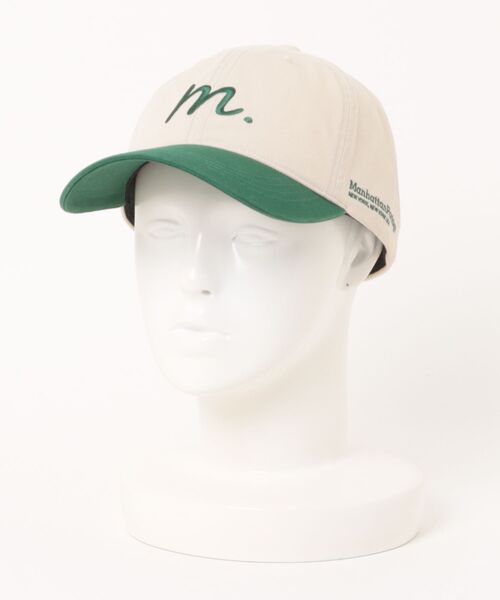 Manhattan Portage（マンハッタンポーテージ）の「2Tone Twill Washed Cap（キャップ・メンズ・ブラック/ブルー/ベージュ・FREE）」の7枚目の写真