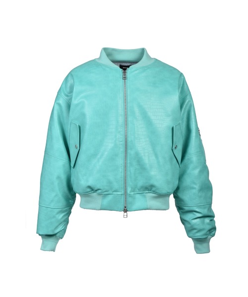 FAUX CROCODILE BOMBER JACKET（ダウンジャケット/コート）｜BREATH