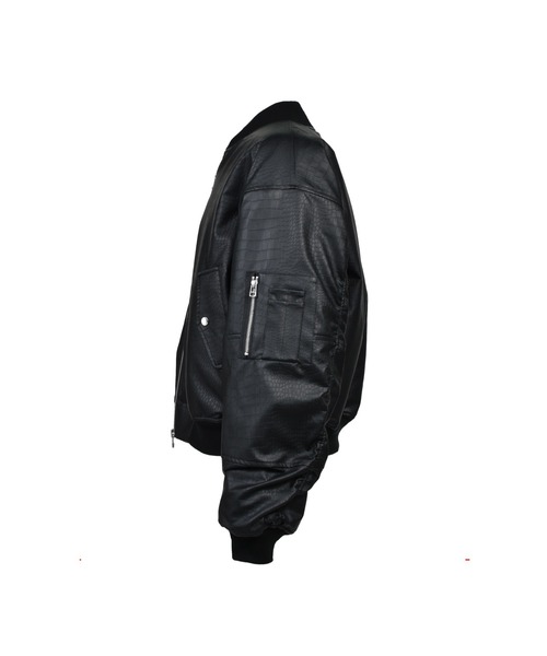 BREATH(ブレス)の「FAUX CROCODILE BOMBER JACKET(ダウンジャケット/コート・メンズ・ライトブルー/イエロー/ベージュ/ブラウン/ブラック・SMALL/MEDIUM/LARGE/X-LARGE/XX-LARGE)」の7枚目の写真