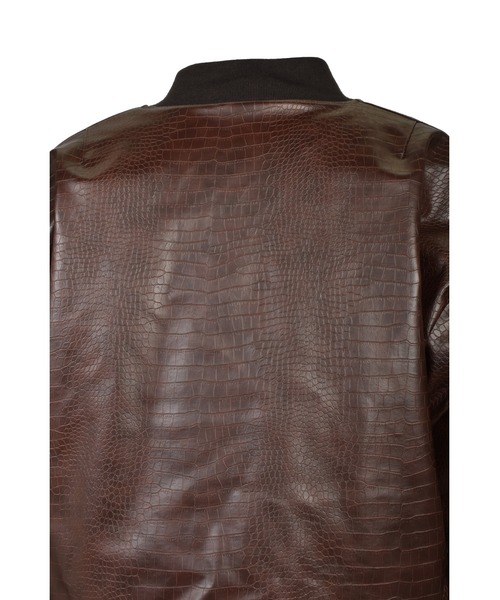 BREATH(ブレス)の「FAUX CROCODILE BOMBER JACKET(ダウンジャケット/コート・メンズ・ライトブルー/イエロー/ベージュ/ブラウン/ブラック・SMALL/MEDIUM/LARGE/X-LARGE/XX-LARGE)」の13枚目の写真