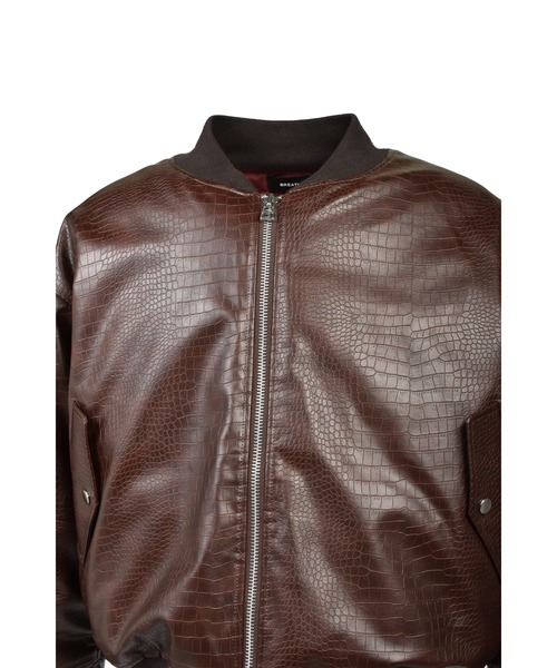 BREATH(ブレス)の「FAUX CROCODILE BOMBER JACKET(ダウンジャケット/コート・メンズ・ライトブルー/イエロー/ベージュ/ブラウン/ブラック・SMALL/MEDIUM/LARGE/X-LARGE/XX-LARGE)」の14枚目の写真