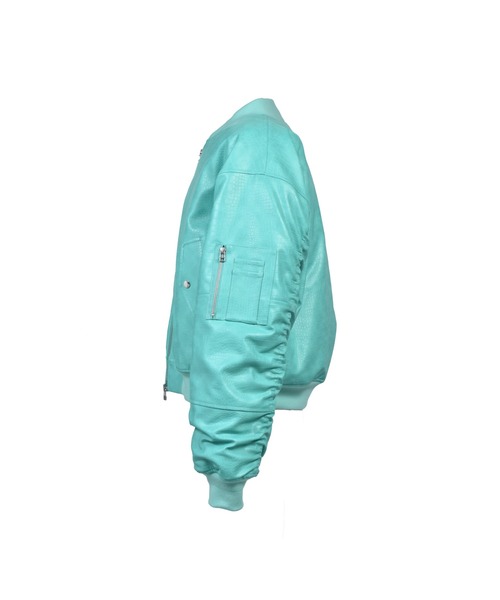 BREATH(ブレス)の「FAUX CROCODILE BOMBER JACKET(ダウンジャケット/コート・メンズ・ライトブルー/イエロー/ベージュ/ブラウン/ブラック・SMALL/MEDIUM/LARGE/X-LARGE/XX-LARGE)」の16枚目の写真