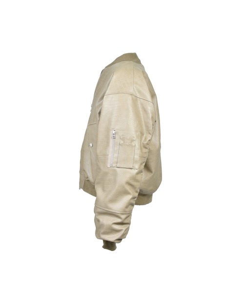 BREATH(ブレス)の「FAUX CROCODILE BOMBER JACKET(ダウンジャケット/コート・メンズ・ライトブルー/イエロー/ベージュ/ブラウン/ブラック・SMALL/MEDIUM/LARGE/X-LARGE/XX-LARGE)」の22枚目の写真