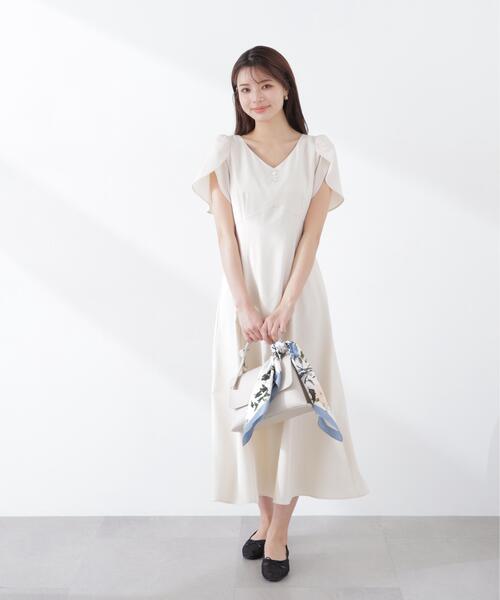 PROPORTION BODY DRESSING（プロポーションボディドレッシング）の「レディースリーブワンピース / 1216140304（ワンピース・レディース・ピンク/ベージュ/ネイビー・SMALL/P/S/MEDIUM）」の9枚目の写真