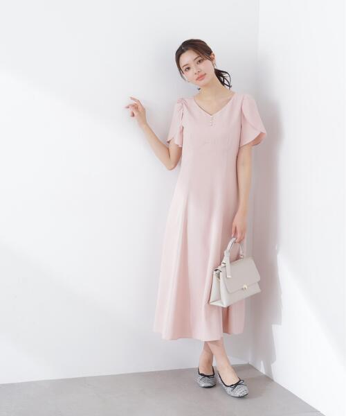 PROPORTION BODY DRESSING（プロポーションボディドレッシング）の「レディースリーブワンピース / 1216140304（ワンピース・レディース・ピンク/ベージュ/ネイビー・SMALL/P/S/MEDIUM）」の18枚目の写真