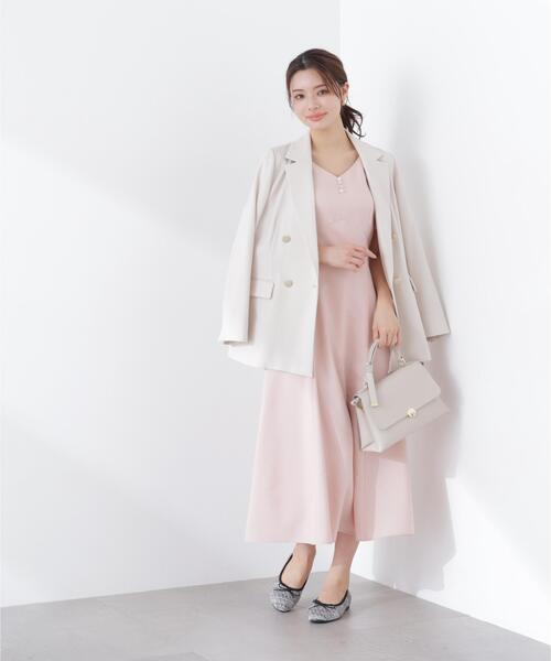 PROPORTION BODY DRESSING（プロポーションボディドレッシング）の「レディースリーブワンピース / 1216140304（ワンピース・レディース・ピンク/ベージュ/ネイビー・SMALL/P/S/MEDIUM）」の20枚目の写真
