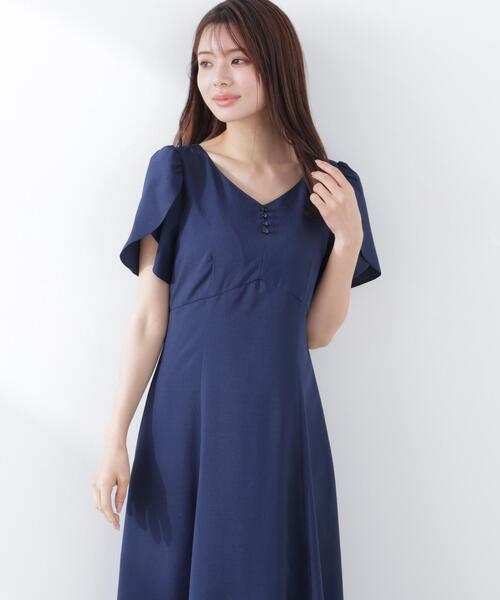 PROPORTION BODY DRESSING（プロポーションボディドレッシング）の「レディースリーブワンピース / 1216140304（ワンピース・レディース・ピンク/ベージュ/ネイビー・SMALL/P/S/MEDIUM）」の15枚目の写真