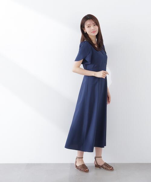 PROPORTION BODY DRESSING（プロポーションボディドレッシング）の「レディースリーブワンピース / 1216140304（ワンピース・レディース・ピンク/ベージュ/ネイビー・SMALL/P/S/MEDIUM）」の7枚目の写真