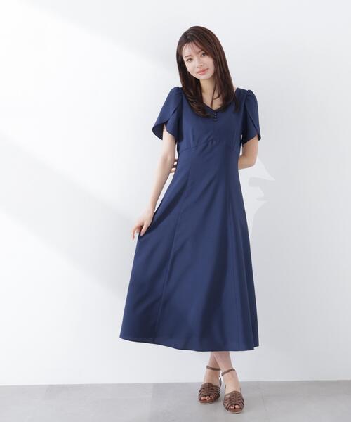 PROPORTION BODY DRESSING（プロポーションボディドレッシング）の「レディースリーブワンピース / 1216140304（ワンピース・レディース・ピンク/ベージュ/ネイビー・SMALL/P/S/MEDIUM）」の11枚目の写真