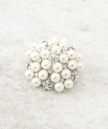 COUP DE CHANCE（クードシャンス）の「【フォーマル/入卒】パール調ブローチ（ブローチ/コサージュ）」