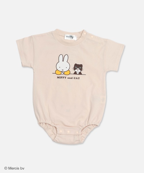 Miffy（ ミッフィー）の「〈ミッフィー〉半袖ロンパース（ロンパース・キッズ・クリーム/スモークピンク/ホワイト・80ｃｍ/70cm）」の4枚目の写真