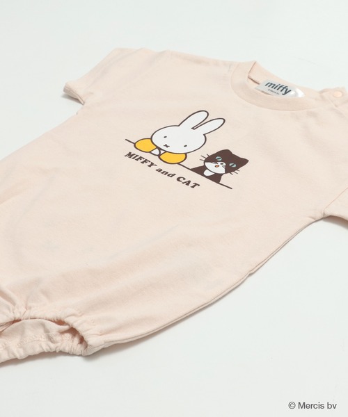 Miffy（ ミッフィー）の「〈ミッフィー〉半袖ロンパース（ロンパース・キッズ・クリーム/スモークピンク/ホワイト・80ｃｍ/70cm）」の12枚目の写真