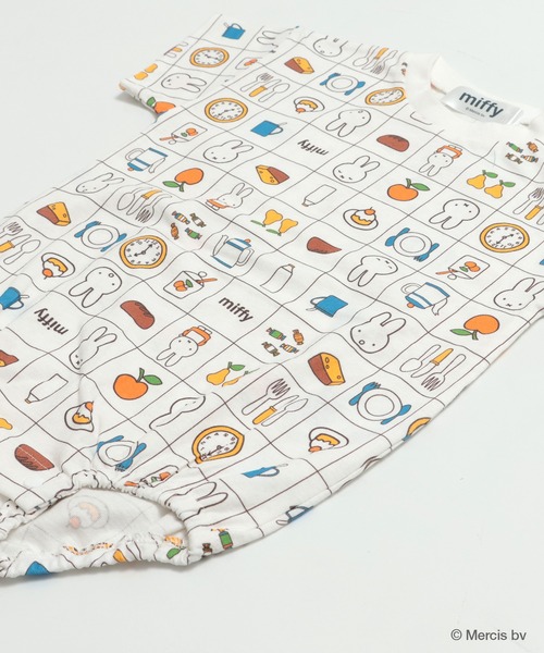 Miffy（ ミッフィー）の「〈ミッフィー〉半袖ロンパース（ロンパース・キッズ・クリーム/スモークピンク/ホワイト・80ｃｍ/70cm）」の16枚目の写真